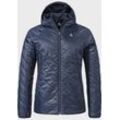 Winterjacke SCHÖFFEL "Hiking Ins Jacket Style Cascata WMS", Damen, Gr. 36, blau (8820, blau), Oberstoff : 100% Nylon Füllung : 100% Polyester Wattierung : 100% Polyester, sportlich, regular fit, hoch geschlossener Ausschnitt, Langarm, Jacken