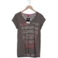 edc by Esprit Damen T-Shirt, grau, Gr. 42