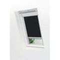 Lysel - Qualitätsdachfensterrollo abdunkelnd schwarz Rollo geeignet für Velux Dachfenster CK04, (B x H) 61.30cm x 141.70cm in schwarz