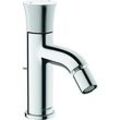 Duravit White Tulip Bidetarmatur WT2400001010 mit Zugstangen-Ablaufgarnitur, Ausladung 111mm, chrom