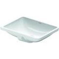 Duravit ME by Starck Einbauwaschtisch 0305490000 49 x 36,5 cm, weiss, mit Überlauf, ohne Hahnloch