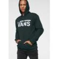 Kapuzensweatshirt VANS "MN VANS CLASSIC PO HOODIE II" Gr. S, grün (grün gables), Herren, Sweatware, Obermaterial: 100% Baumwolle, unifarben, Sweatshirts, mit großem Logoprint