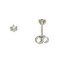 Paar Ohrstecker FIRETTI "Schmuck Geschenk Gold 750 Ohrschmuck Solitär", weiß (weißgoldfarben), Ohrringe, Damen, 0,25 ct P2 = erkennbare Einschlüsse, Weißgold 585-Diamanten, Weißgold 585, Diamanten, mit Brillant - Krappenfassung