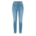 Skinny-fit-Jeans MAC "Dream Skinny", Damen, Gr. 42, Länge 34, blau (fancy lake blau washed), Jeans, Obermaterial: 78% Baumwolle, 20% Polyester, 2% Elasthan, casual, sehr figurbetont lang, Jeans, in hochelastische Qualität für den perfekten Sitz