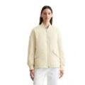 Blouson MARC O'POLO, Damen, Gr. 36, beige (dry sand), Web, Obermaterial: 100% Polyamid. Futter: 100% Polyester. Wattierung: 100% Polyester, casual, relaxed fit, Langarm Rippbündchen, Jacken, aufgesetzten Armtasche mit Reißverschluss