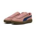 Sneaker PUMA "PUMA Club Klassika Sneakers aus Wildleder Damen" Gr. 35.5, pink fruit blazing blau gold, Obermaterial: Textil, Kuhleder, Synthetik; Futter: Textil, Synthetik; Innensohle: Textil; Laufsohle: Gummi, Schuhe