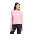 Strickpullover BETTY BARCLAY "Betty Barclay Feinstrickpullover mit Struktur", Damen, Gr. 38, pink (pink nectar), Strick, Obermaterial: 50% Viskose, 27% Polyamid, 23% Polyester., casual, gerade normal, U-Boot-Ausschnitt, Langarm, Pullover, Knöpfe