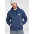 Kapuzensweatshirt CONVERSE "CONVERSE GO-TO CHUCK TAYLOR PATCH HOODIE", Herren, Gr. XS, blau (navy), Sweatware, Obermaterial: 80% Baumwolle, 20% Polyester, sportlich, Sweatshirts