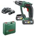 Bosch Akku-Bohrschrauber PSR 18 LI-2 Ergonomic, Ausführung: 06039B0104, 2 x Akku 2,5 Ah