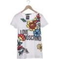 Love Moschino Damen T-Shirt, weiß, Gr. 36