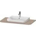 Duravit Happy D.2 Plus Waschtisch-Konsole HP031E07575 100x55cm, mit 1 Ausschnitt, leinen