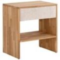 Nachttisch OTTO PRODUCTS "Callum", beige (sabbia, natur, natur), B:60cm H:65,5cm T:42cm, Tische, passend zur Boxspringbett-Serie Jelle