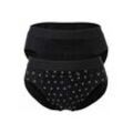 Slip HOM "Slip Mini Briefs HO1 Gabriele 2 2er Pack", Herren, Gr. L, schwarz, Obermaterial: 95% Baumwolle CO. 5% Elasthan EL., Unterhosen