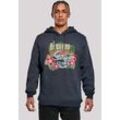 Kapuzenpullover F4NT4STIC "The Beach Boys Musik Band Tropical" Gr. S, blau (navy), Herren, Obermaterial: 65% Baumwolle, 35% Polyester, Pullover, Premium Qualität