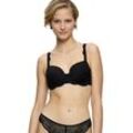 Bügel-BH TRIUMPH "Amourette Charm WP", Damen, Gr. 75, Cup C, schwarz, Microtouch, Spitze, Obermaterial: 45% Polyester, 34% Polyamid, 21% Elasthan, unifarben, elegant, BHs, Strech-Spitze