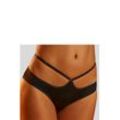 PETITE FLEUR GOLD Panty schwarz Gr. 40/42 für Damen. Figurbetont