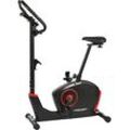 Ergometer CHRISTOPEIT SPORT "ET 3.0", schwarz (schwarz, rot), Fahrradtrainer, ohne Unterlegmatte, Schwungmasse ca. 7 kg, 32 Widerstandsstufen, B:48cm H:132cm L:94cm