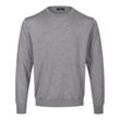 Rundhals-Pullover Peter Hahn grau, 52