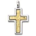 Ketten-Anhänger ONE ELEMENT "Kreuz Anhänger aus 925 Silber", silber, Schmuckanhänger, Damen, Silber 925 (Sterlingsilber), Damen Silber Schmuck