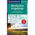 KOMPASS-Karten GmbH - GEBRAUCHT KOMPASS Wanderkarte Westliches Erzgebirge, Aue, Eibenstock, Kurort Oberwiesenthal: 4in1 Wanderkarte 1:50000 mit Aktiv Guide und Detailkarten inklusive ... Reiten. (KOMPASS-Wanderkarten, Band 806) - Preis vom 21.12.2024 05:5