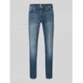 Jeans mit Label-Stitching Modell 'SCANTON'