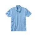 Poloshirt FRUIT OF THE LOOM "Poloshirt", Herren, Gr. L, blau (hellblau), 100% Baumwolle, unifarben, Shirts