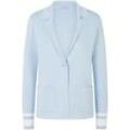 Strickblazer Peter Hahn blau, 50