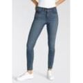 Skinny-fit-Jeans LEVI'S "311 SHAPING SKINNY", Damen, Gr. 28, Länge 30, blau (pop up out), Denim/Jeans, Obermaterial: 60% Baumwolle, 23% Viskose, 16% Polyester, 1% Elasthan, casual, skinny fit, Jeans