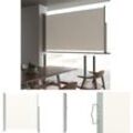 Ausziehbare Seitenmarkise 140x300 cm Creme - Sonnenschirme & Sonnenschutze - Creme - The Living Store