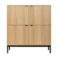 Nuuck - Sami Highboard 110 cm, Eiche natur