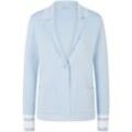 Strickblazer Peter Hahn blau