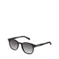 Mey & Edlich Wood Fellas Herren Sonnen-Brille Schwarz einfarbig 01