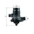 MAHLE Thermostat, Kühlmittel mit Dichtung für VAUXHALL GMC OPEL CHEVROLET 55579010 1338380 1338031 TM 36 103