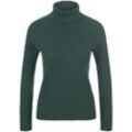 Rollkragen-Pullover aus 100% Schurwolle-Merino Peter Hahn grün