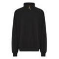 Rundhalspullover SOLID "Sweatshirt SDIlham", Herren, Gr. XL, schwarz (true schwarz), Web, Obermaterial: 100% Baumwolle CO., unifarben, casual, normal, Langarm, Sweatshirts