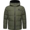 Steppjacke RAGWEAR "Norg" Gr. XL (54), grün (olivgrün), Herren, Obermaterial: 100% Polyester, Innenfutter: 100% Polyester, Wattierung: 100% Polyester, Jacken, wasserdichte Herren Winterjacke