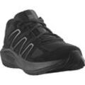 Sneaker SALOMON "MISSION EVR LEATHER", Gr. 41, schwarz (schwarz, schwarz, schwarz), Leder, Textil, sportlich, Schuhe