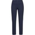 Schlupfhose STEHMANN "Ina" Gr. 36, N-Gr, blau (marine), Damen, Web, Obermaterial: 67% Viskose, 22% Polyamid, 8% Polyester, 3% Elasthan, gepunktet, Hosen, in Größen 36 bis 52