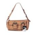 Aigner Damen Handtasche, beige, Gr.