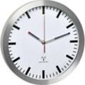 Dostmann 60.3528.02 Funk Wanduhr 300 mm x 45 mm Aluminium Schleichendes Uhrwerk (lautlos) - TFA