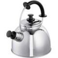 Wasserkessel SCHULTE-UFER "Mortimer", silber (silberfarben), Ø:17cm, Töpfe, Induktion