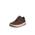 Sneaker ECCO "ByWay 2.0" Gr. 44, braun, Herren, Nubukleder, Schuhe, Outdoorschuh, Freizeitschuh, Halbschuh mit gepolstertem Schaftrand