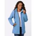 Softshelljacke CASUAL LOOKS, Damen, Gr. 36, blau (himmelblau), 94% Polyester, 6% Elasthan, unifarben, Langarm, Jacken