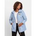 Funktionsjacke CASUAL LOOKS, Damen, Gr. 36, blau (eisblau), 100% Polyester, unifarben, Langarm, Jacken