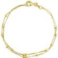 Armband FIRETTI "Schmuck Geschenk Silber 925 Armschmuck Armkette Kugeln", gold (gelbgoldfarben), Armbänder, Damen, Silber 925 (Sterlingsilber)