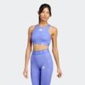 Sport-BH ADIDAS PERFORMANCE "TF MS HN PR BRA", Damen, Gr. L, Cup C/D, semi cobalt blau c, d, Obermaterial: 73% Polyester, 27% Elasthan, sportlich, BHs