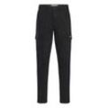 Cargohose BLEND "Cargohose BHEDNAN cargo pants", Herren, Gr. 30, Länge 34, schwarz, Web, Obermaterial: 98% Baumwolle CO. 2% Elasthan EL., normal, Hosen