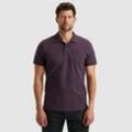 Poloshirt PME LEGEND, Herren, Gr. L, lila (plum perfect), Obermaterial: 95% Baumwolle, 5% Elasthan, casual, normal, Kurzarm, Shirts, mit Logostickerei