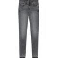 Skinny-fit-Jeans TOMMY JEANS "Sophie Low Waist Skinny", Damen, Gr. 28, Länge 30, schwarz (denim schwarz), Denim/Jeans, Obermaterial: 92% Baumwolle, 6% Elastomultiester, 2% Elasthan, unifarben, casual, skinny fit knöchellang, Jeans, mit Logo-Badge, in Knöchellänge