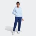 Trainingsanzug ADIDAS SPORTSWEAR "W LINEAR TS", Damen, Gr. S, blau (glow blau), Obermaterial: 100% Polyester, sportlich, Sportanzüge